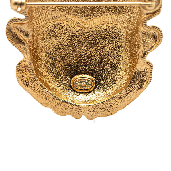 シャネル ココマーク テントウムシ スカラベ モチーフ ブローチ ゴールド メッキ レディース CHANEL 【中古】