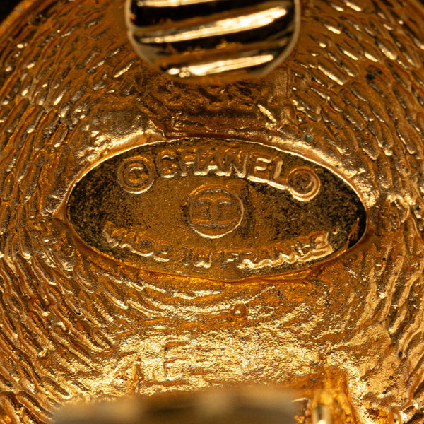 シャネル ココマーク マトラッセ イヤリング ゴールド メッキ レディース CHANEL 【中古】