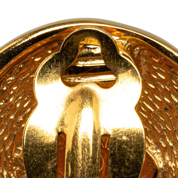 シャネル ココマーク マトラッセ イヤリング ゴールド メッキ レディース CHANEL 【中古】