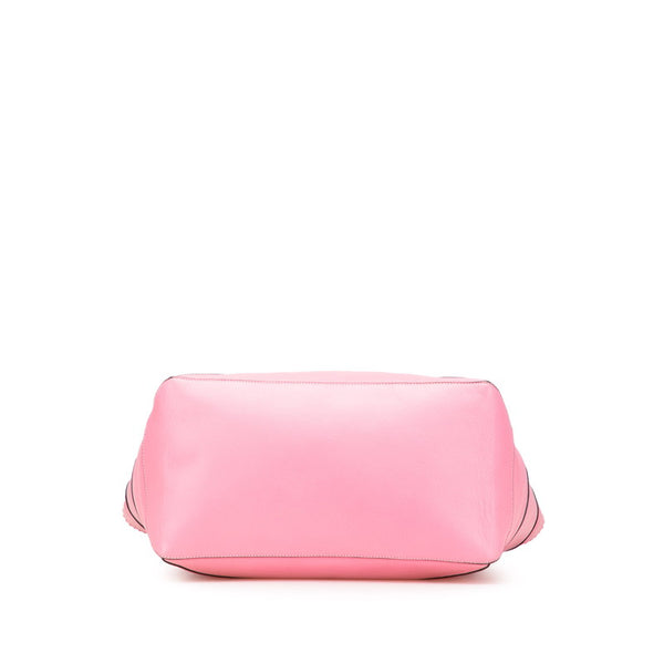 ロエベ アナグラム オリガミ トートバッグ ピンク ナッパレザー レディース LOEWE 【中古】