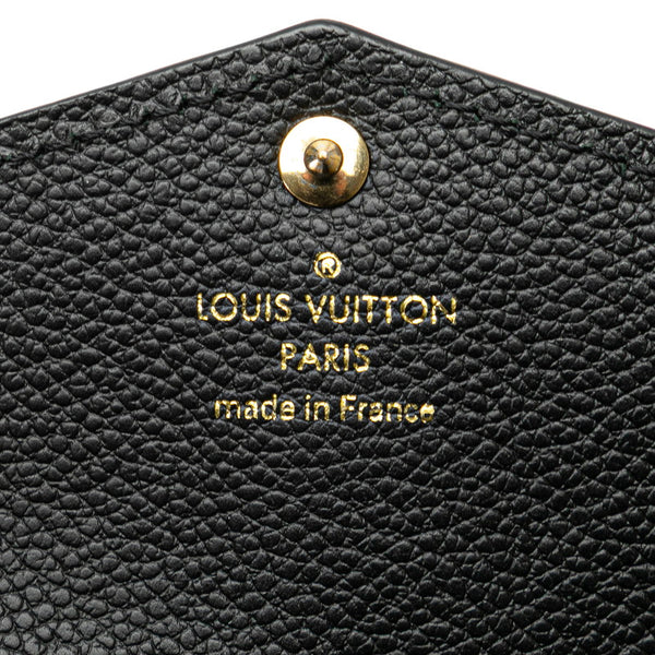 ルイ ヴィトン モノグラム アンプラント ポシェット クレ コインケース 小銭入れ M60633 ブラック レザー レディース LOUIS VUITTON 【中古】