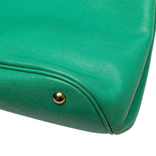 グッチ ホースビット ハンドバッグ ショルダーバッグ 2WAY 319795 グリーン レザー レディース GUCCI 【中古】