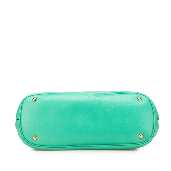 グッチ ホースビット ハンドバッグ ショルダーバッグ 2WAY 319795 グリーン レザー レディース GUCCI 【中古】
