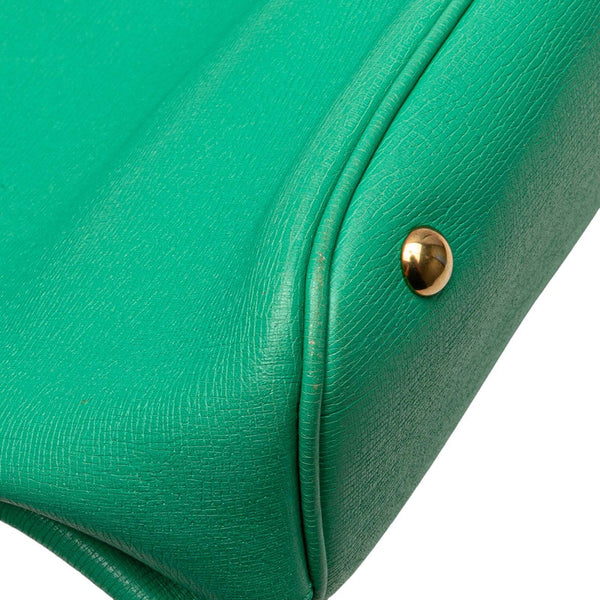 グッチ ホースビット ハンドバッグ ショルダーバッグ 2WAY 319795 グリーン レザー レディース GUCCI 【中古】