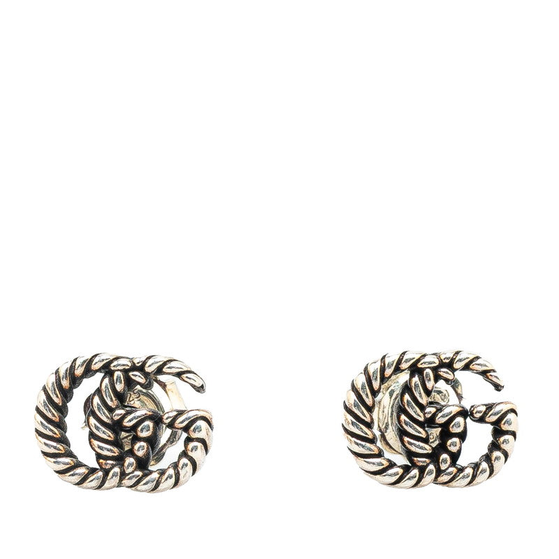 グッチ ダブルG  ピアス SV925 シルバー レディース GUCCI 【中古】