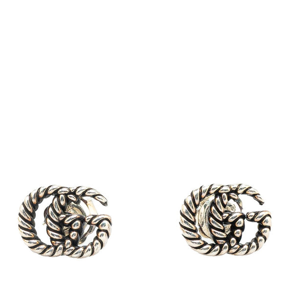 グッチ ダブルG  ピアス SV925 シルバー レディース GUCCI 【中古】