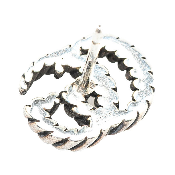 グッチ ダブルG  ピアス SV925 シルバー レディース GUCCI 【中古】