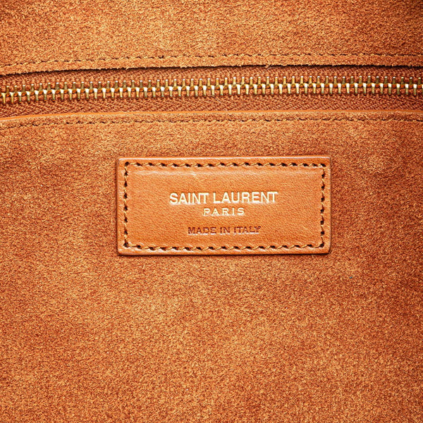 サンローラン トートバッグ 532626 ベージュ ムートン レディース SAINT LAURENT 【中古】