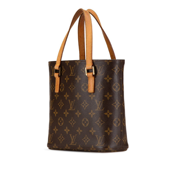 ルイ ヴィトン モノグラム ヴァヴァンPM  ハンドバッグ M51172 ブラウン PVC レザー レディース LOUIS VUITTON 【中古】
