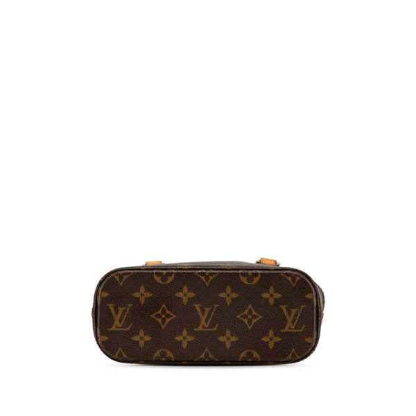 ルイ ヴィトン モノグラム ヴァヴァンPM  ハンドバッグ M51172 ブラウン PVC レザー レディース LOUIS VUITTON 【中古】