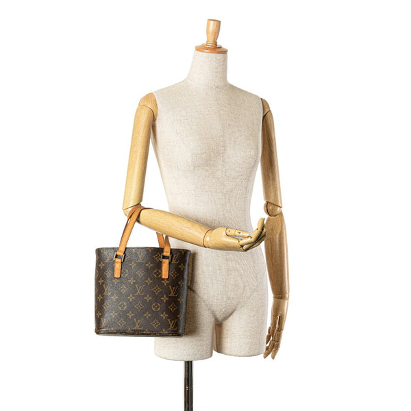 ルイ ヴィトン モノグラム ヴァヴァンPM  ハンドバッグ M51172 ブラウン PVC レザー レディース LOUIS VUITTON 【中古】