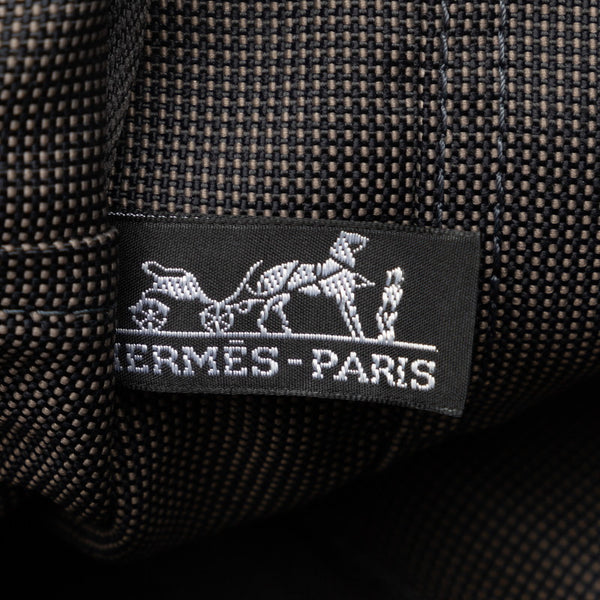 エルメス エールライントートMM ハンドバッグ トートバッグ グレー キャンバス レディース HERMES 【中古】
