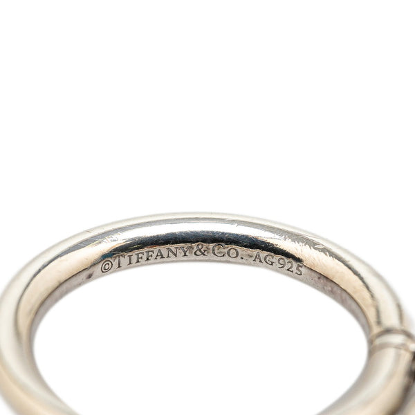 ティファニー リターントゥ ラウンドタグ リング 指輪 #49 SV925 シルバー レディース TIFFANY&Co. 【中古】