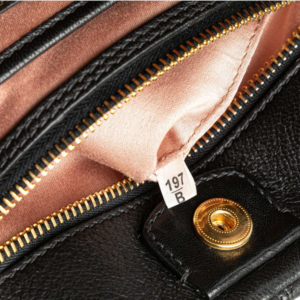 ミュウミュウ マテラッセ トートバッグ ショルダーバッグ 2WAY ブラック レザー レディース MIUMIU 【中古】