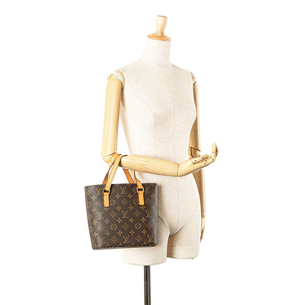 ルイ ヴィトン モノグラム ヴァヴァンPM  ハンドバッグ M51172 ブラウン PVC レザー レディース LOUIS VUITTON 【中古】