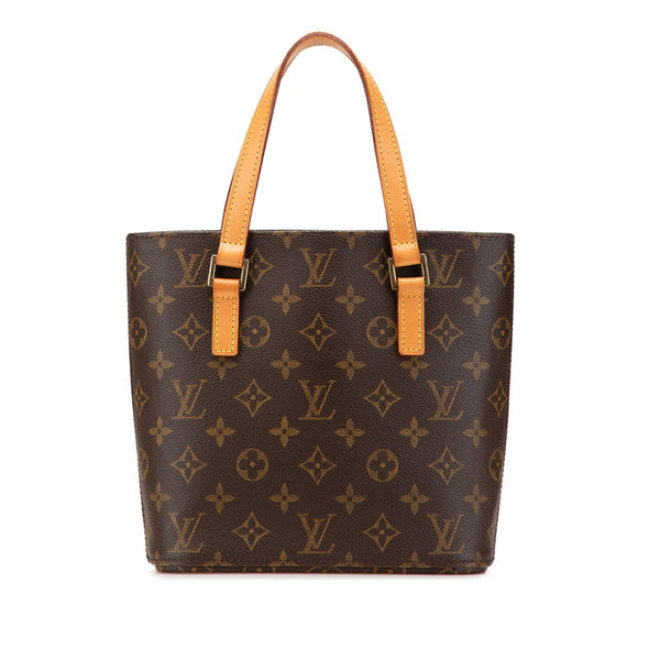ルイ ヴィトン モノグラム ヴァヴァンPM  ハンドバッグ M51172 ブラウン PVC レザー レディース LOUIS VUITTON 【中古】