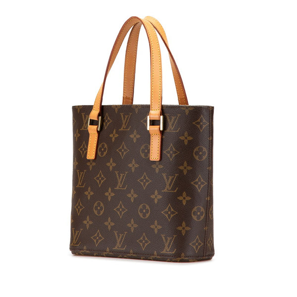 ルイ ヴィトン モノグラム ヴァヴァンPM  ハンドバッグ M51172 ブラウン PVC レザー レディース LOUIS VUITTON 【中古】