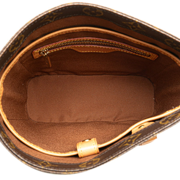 ルイ ヴィトン モノグラム ヴァヴァンPM  ハンドバッグ M51172 ブラウン PVC レザー レディース LOUIS VUITTON 【中古】
