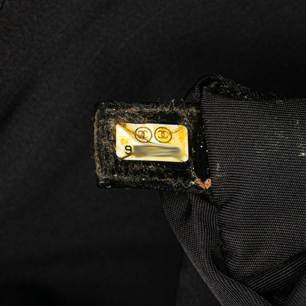 シャネル ニュートラベルライン ココマーク トートMM トートバッグ ブラック ナイロン レザー レディース CHANEL 【中古】