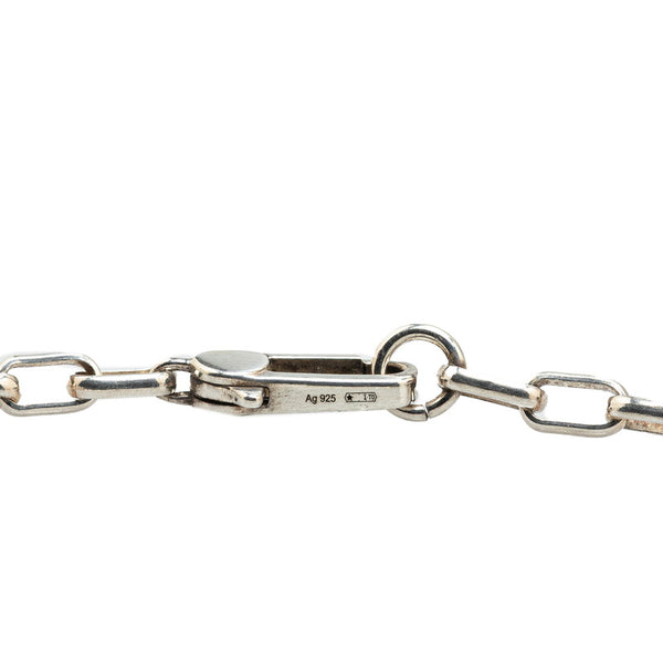 グッチ インターロッキングG ネックレス シルバー SV925 シルバー レディース GUCCI 【中古】