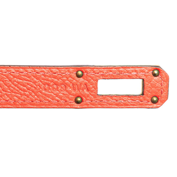 エルメス ケリーウォレット ロング 長財布 ローズジャイプールサーモン ピンク ヴォーエプソン レディース HERMES 【中古】