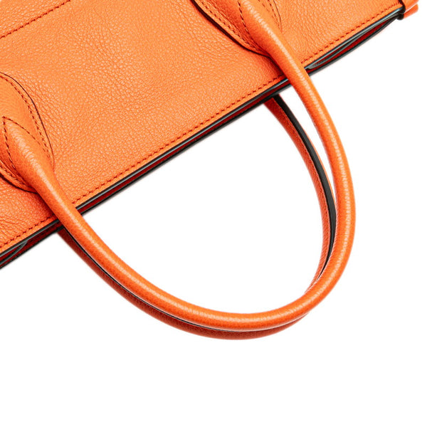 グッチ ロゴ ハンドバッグ ショルダーバッグ 2WAY 674822 オレンジ レザー レディース GUCCI 【中古】