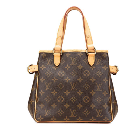 ルイ ヴィトン モノグラム バティニョール ハンドバッグ M51156 ブラウン PVC レザー レディース LOUIS VUITTON 【中古】