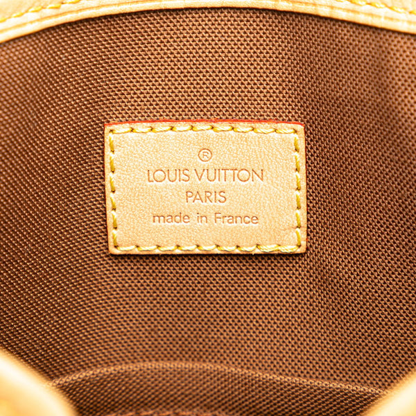 ルイ ヴィトン モノグラム バティニョール ハンドバッグ M51156 ブラウン PVC レザー レディース LOUIS VUITTON 【中古】