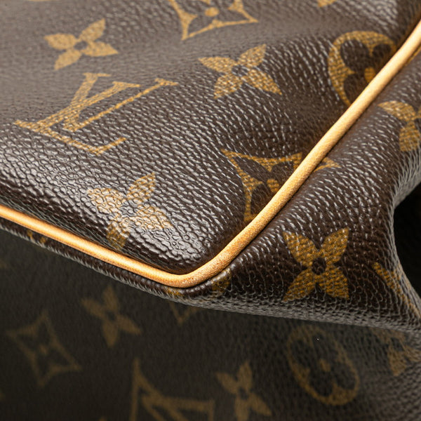 ルイ ヴィトン モノグラム バティニョール ハンドバッグ M51156 ブラウン PVC レザー レディース LOUIS VUITTON 【中古】