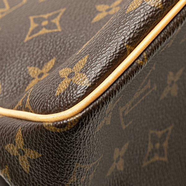 ルイ ヴィトン モノグラム バティニョール ハンドバッグ M51156 ブラウン PVC レザー レディース LOUIS VUITTON 【中古】
