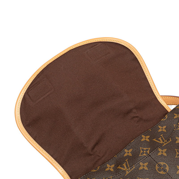 ルイ ヴィトン モノグラム メニルモンタンPM 斜め掛け ショルダーバッグ M40474  ブラウン PVC レザー レディース LOUIS VUITTON 【中古】