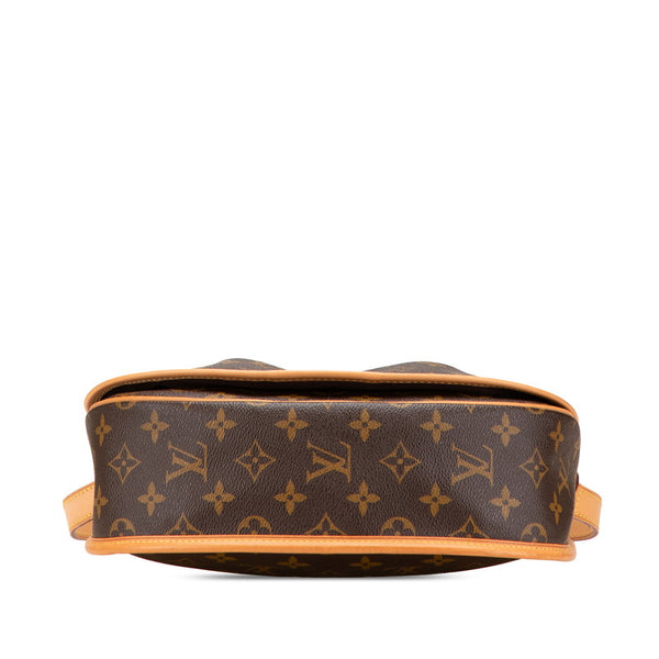 ルイ ヴィトン モノグラム メニルモンタンPM 斜め掛け ショルダーバッグ M40474  ブラウン PVC レザー レディース LOUIS VUITTON 【中古】
