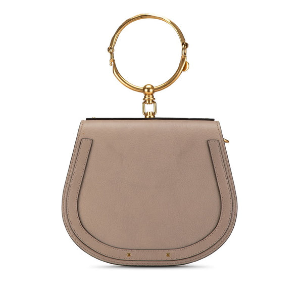 クロエ ハンドバッグ ショルダーバッグ 2WAY グレージュ レザー レディース Chloe 【中古】