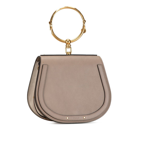 クロエ ハンドバッグ ショルダーバッグ 2WAY グレージュ レザー レディース Chloe 【中古】