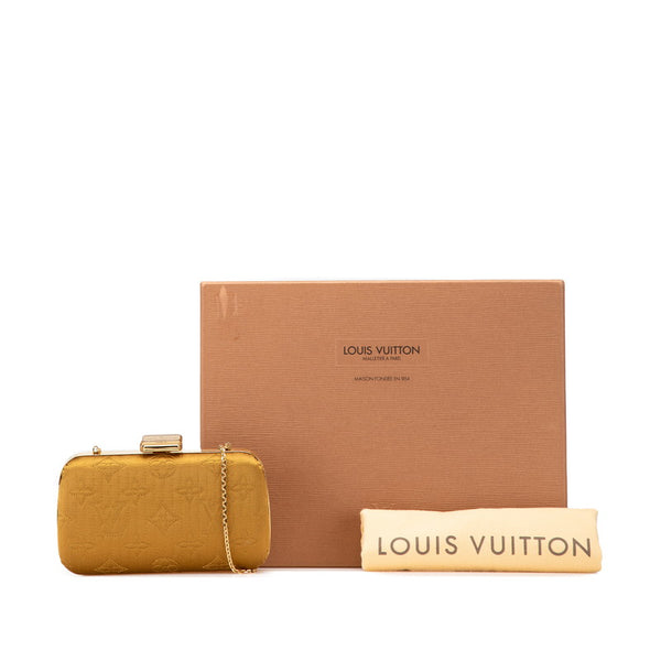 ルイ ヴィトン モノグラム モタード ミノディエール ショルダーバッグ ゴールド サテン レディース LOUIS VUITTON 【中古】