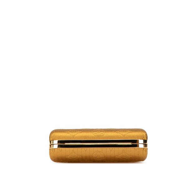 ルイ ヴィトン モノグラム モタード ミノディエール ショルダーバッグ ゴールド サテン レディース LOUIS VUITTON 【中古】