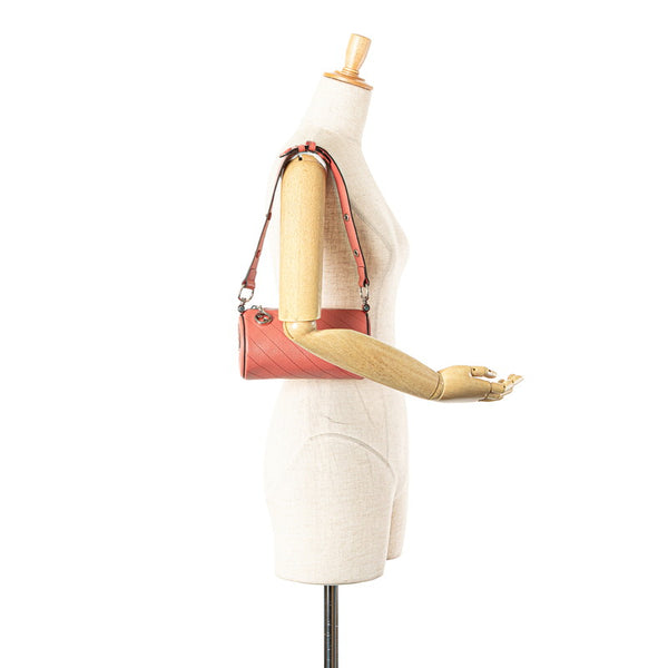 グッチ ブロンディ ミニ ワンショルダーバッグ 760170 ピンク レザー レディース GUCCI 【中古】