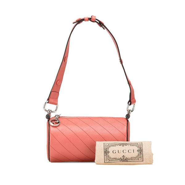 グッチ ブロンディ ミニ ワンショルダーバッグ 760170 ピンク レザー レディース GUCCI 【中古】