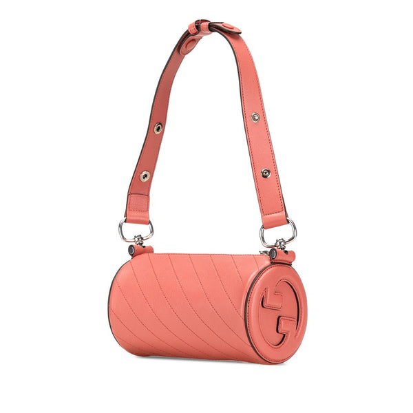 グッチ ブロンディ ミニ ワンショルダーバッグ 760170 ピンク レザー レディース GUCCI 【中古】