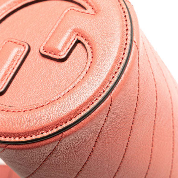 グッチ ブロンディ ミニ ワンショルダーバッグ 760170 ピンク レザー レディース GUCCI 【中古】