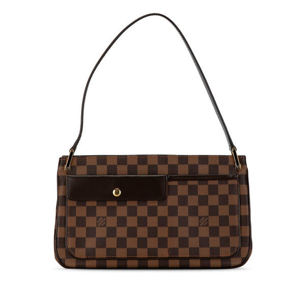 ルイ ヴィトン ダミエ オーバーニュ ショルダーバッグ N51129 ブラウン PVC レザー レディース LOUIS VUITTON 【中古】