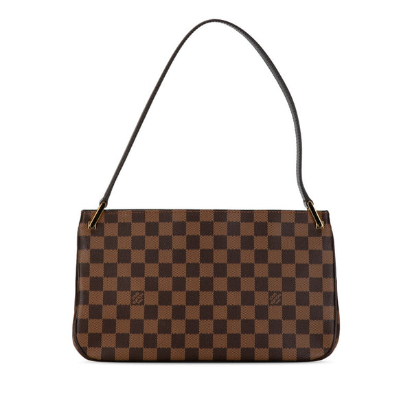 ルイ ヴィトン ダミエ オーバーニュ ショルダーバッグ N51129 ブラウン PVC レザー レディース LOUIS VUITTON 【中古】