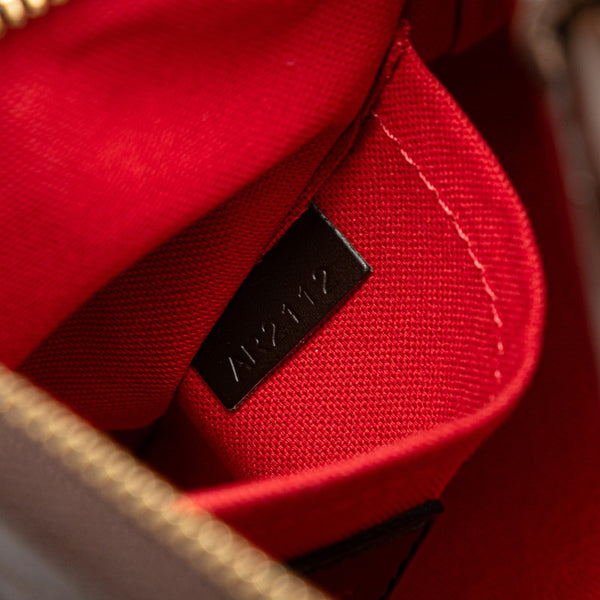 ルイ ヴィトン ダミエ テムズPM ワンショルダーバッグ N48180 ブラウン PVC レザー レディース LOUIS VUITTON 【中古】