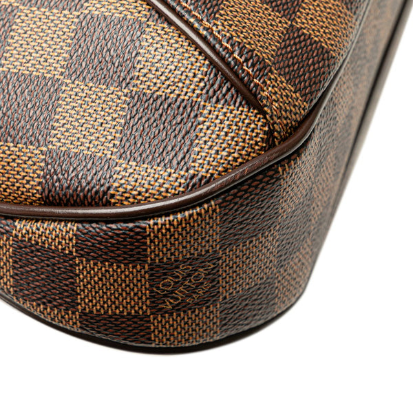 ルイ ヴィトン ダミエ テムズPM ワンショルダーバッグ N48180 ブラウン PVC レザー レディース LOUIS VUITTON 【中古】