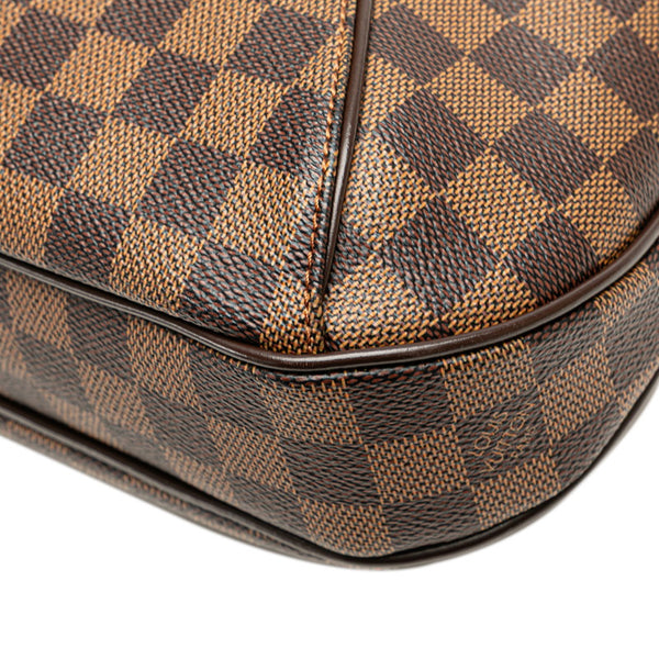 ルイ ヴィトン ダミエ テムズPM ワンショルダーバッグ N48180 ブラウン PVC レザー レディース LOUIS VUITTON 【中古】