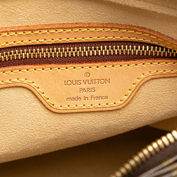 ルイ ヴィトン モノグラム ルーピングMM ショルダーバッグ ハンドバッグ M51146 ブラウン PVC レザー レディース LOUIS VUITTON 【中古】