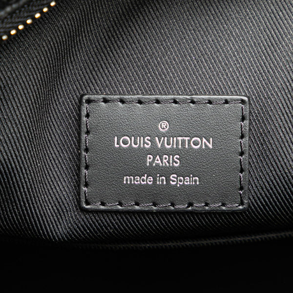 ルイ ヴィトン ダミエ グラフィット デイトンPM ショルダーバッグ  N41408 ブラック PVC レザー レディース LOUIS VUITTON 【中古】