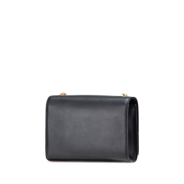 サンローラン YSLモノグラム ケイト タッセル チェーン ショルダーバッグ 354120 ブラック レザー レディース SAINT LAURENT 【中古】
