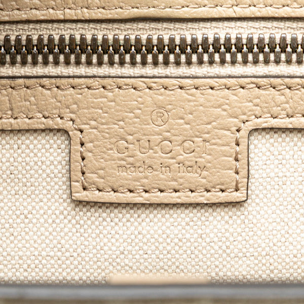 グッチ GGスプリーム GGスモール インターロッキングG トートバッグ ショルダーバッグ 2WAY 659983 ベージュ PVC レザー レディース GUCCI 【中古】