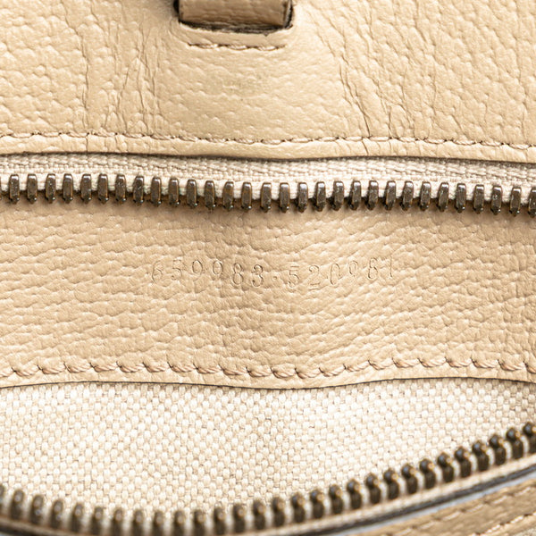 グッチ GGスプリーム GGスモール インターロッキングG トートバッグ ショルダーバッグ 2WAY 659983 ベージュ PVC レザー レディース GUCCI 【中古】